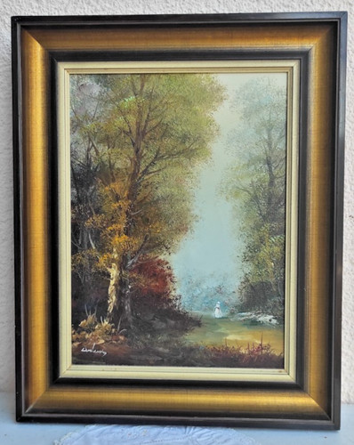 Herbstliche waldlandschaft - herbstliche,