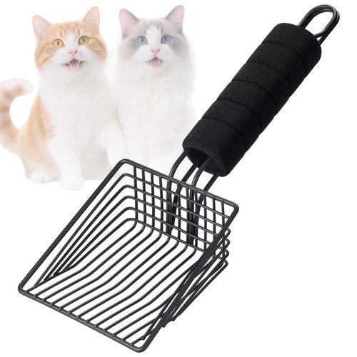 Katzenstreuschaufel aus metall - aus,