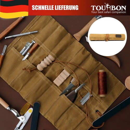 Tourbon canvas carving - tourbon, knife